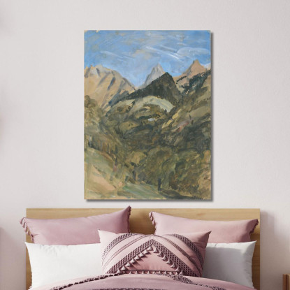 Una Vista Di Montagna Hercules Brabazon Brabazon hbb7 quadro stampato su tela