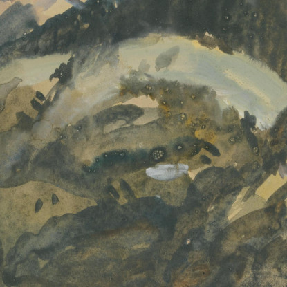 Una Vista Di Montagna Hercules Brabazon Brabazon hbb7 quadro stampato su tela