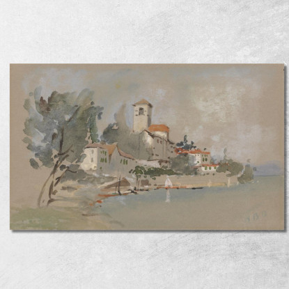 Una Villa Vicino Al Mare Hercules Brabazon Brabazon hbb9 quadro stampato su tela