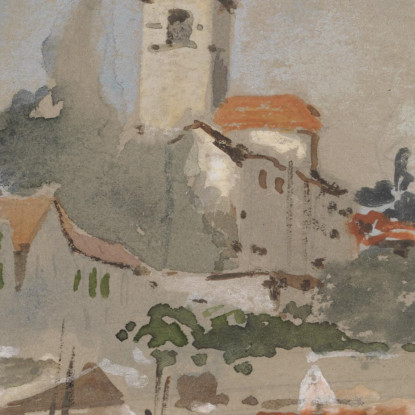 Una Villa Vicino Al Mare Hercules Brabazon Brabazon hbb9 quadro stampato su tela