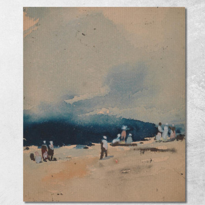 Lungo La Riva Hercules Brabazon Brabazon hbb11 quadro stampato su tela