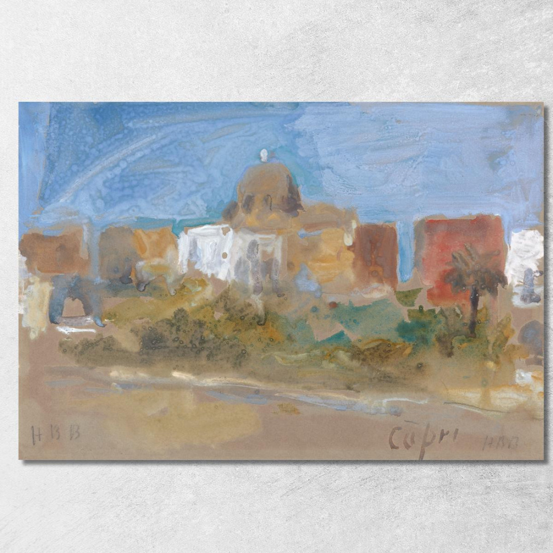 Capri Hercules Brabazon Brabazon hbb15 quadro stampato su tela