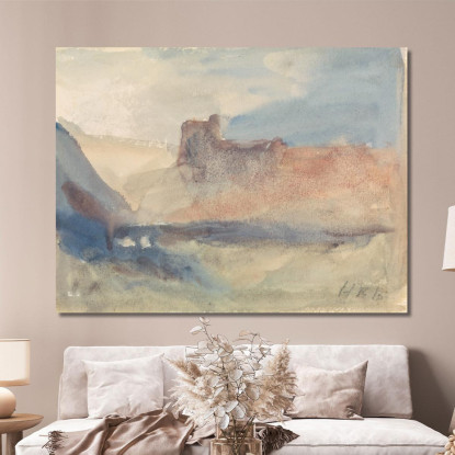 Costa Vicino A Tunisi Hercules Brabazon Brabazon hbb18 quadro stampato su tela