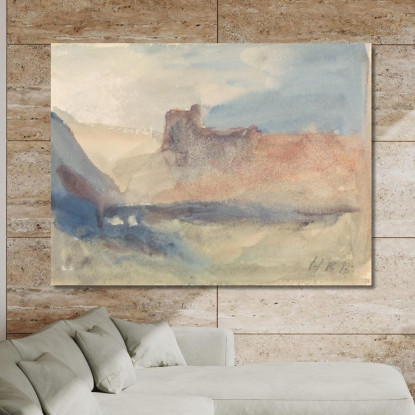 Costa Vicino A Tunisi Hercules Brabazon Brabazon hbb18 quadro stampato su tela