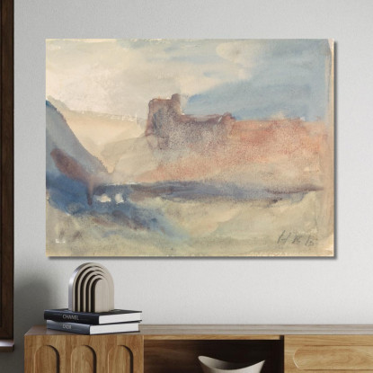 Costa Vicino A Tunisi Hercules Brabazon Brabazon hbb18 quadro stampato su tela