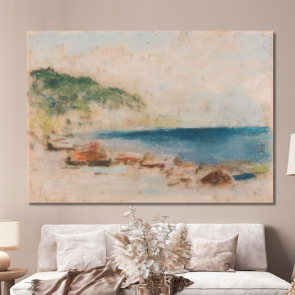 Scena Costiera Hercules Brabazon Brabazon hbb19 quadro stampato su tela