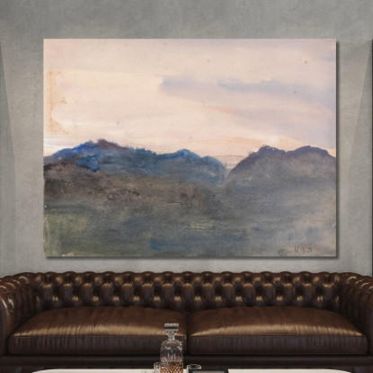 Paesaggio Serale Hercules Brabazon Brabazon hbb22 quadro stampato su tela