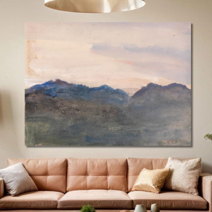 Paesaggio Serale Hercules Brabazon Brabazon hbb22 quadro stampato su tela