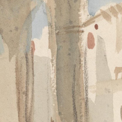 Figure In Un Colonnato Orientale Hercules Brabazon Brabazon hbb24 quadro stampato su tela