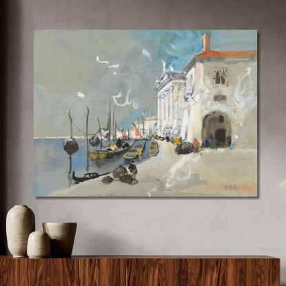 Ceste Di Pesce A Chioggia A Sud Di Venezia Hercules Brabazon Brabazon hbb25 quadro stampato su tela