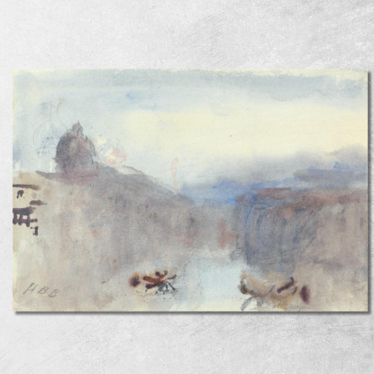 Tramonto Sul Canal Grande Hercules Brabazon Brabazon hbb31 quadro stampato su tela