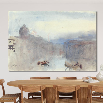 Tramonto Sul Canal Grande Hercules Brabazon Brabazon hbb31 quadro stampato su tela