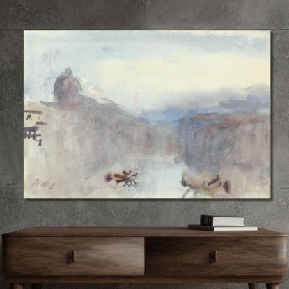 Tramonto Sul Canal Grande Hercules Brabazon Brabazon hbb31 quadro stampato su tela