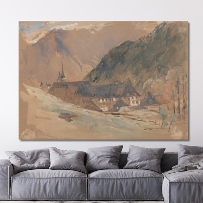 Grande Certosa Hercules Brabazon Brabazon hbb32 quadro stampato su tela