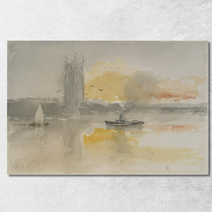 Palazzo Del Parlamento Hercules Brabazon Brabazon hbb33 quadro stampato su tela