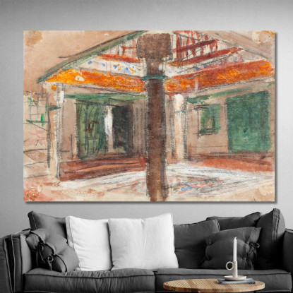 Interno Di Un Palazzo Esotico Hercules Brabazon Brabazon hbb34 quadro stampato su tela