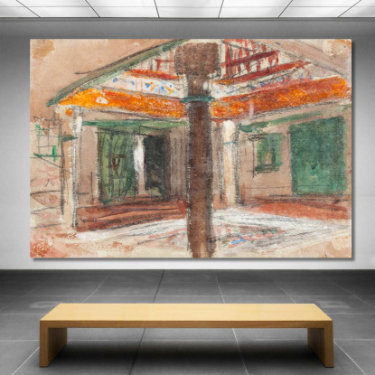 Interno Di Un Palazzo Esotico Hercules Brabazon Brabazon hbb34 quadro stampato su tela