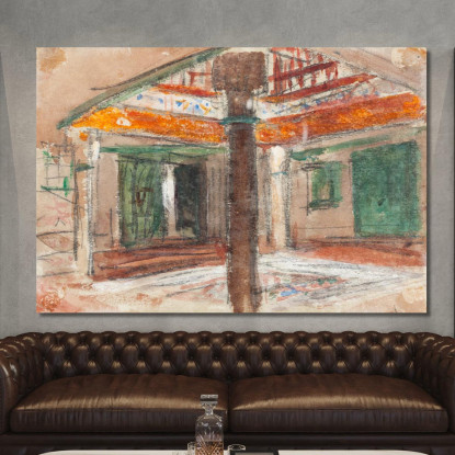 Interno Di Un Palazzo Esotico Hercules Brabazon Brabazon hbb34 quadro stampato su tela