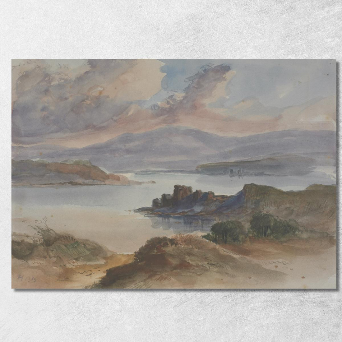 Paesaggio Hercules Brabazon Brabazon hbb37 quadro stampato su tela