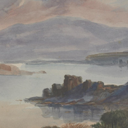 Paesaggio Hercules Brabazon Brabazon hbb37 quadro stampato su tela