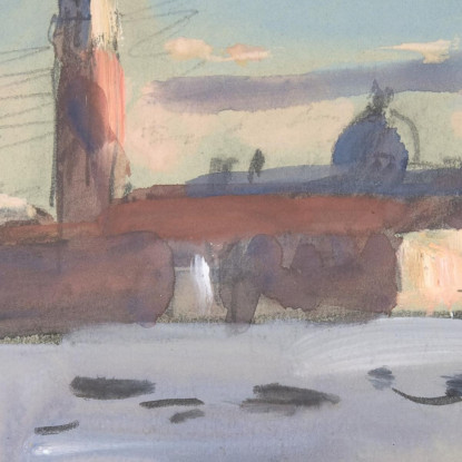 San Giorgio Maggiore Venezia Hercules Brabazon Brabazon hbb49 quadro stampato su tela