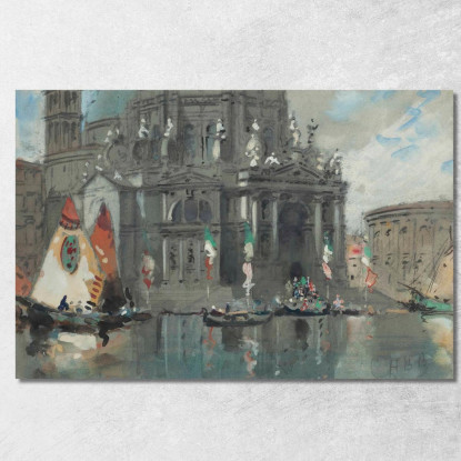 Santa Maria Della Salute Venezia 2 Hercules Brabazon Brabazon hbb50 quadro stampato su tela