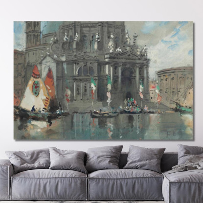 Santa Maria Della Salute Venezia 2 Hercules Brabazon Brabazon hbb50 quadro stampato su tela