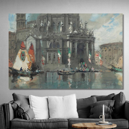 Santa Maria Della Salute Venezia 2 Hercules Brabazon Brabazon hbb50 quadro stampato su tela