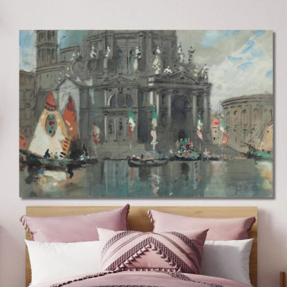 Santa Maria Della Salute Venezia 2 Hercules Brabazon Brabazon hbb50 quadro stampato su tela