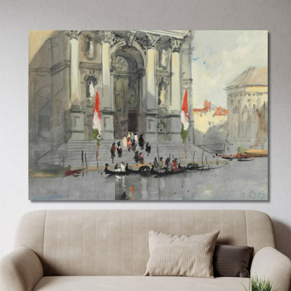 Santa Maria Della Salute Venezia Hercules Brabazon Brabazon hbb52 quadro stampato su tela