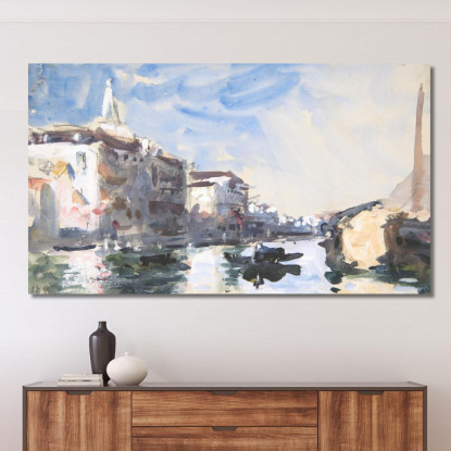 Scena Sul Canal Grande Venezia Hercules Brabazon Brabazon hbb53 quadro stampato su tela