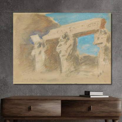 Tempio Di Gerf Hussein Hercules Brabazon Brabazon hbb60 quadro stampato su tela