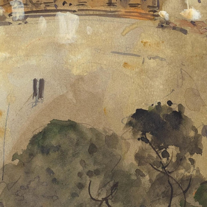 Tempio Di Vesta A Tivoli Hercules Brabazon Brabazon hbb61 quadro stampato su tela