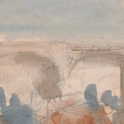 Il Ponte A Saint-Valery Hercules Brabazon Brabazon hbb62 quadro stampato su tela