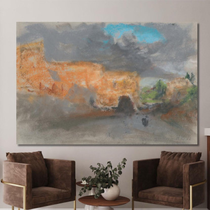 Il Colosseo A Roma Hercules Brabazon Brabazon hbb63 quadro stampato su tela