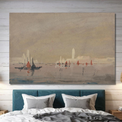 Venezia Dalla Laguna Hercules Brabazon Brabazon hbb71 quadro stampato su tela