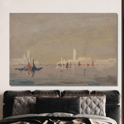 Venezia Dalla Laguna Hercules Brabazon Brabazon hbb71 quadro stampato su tela