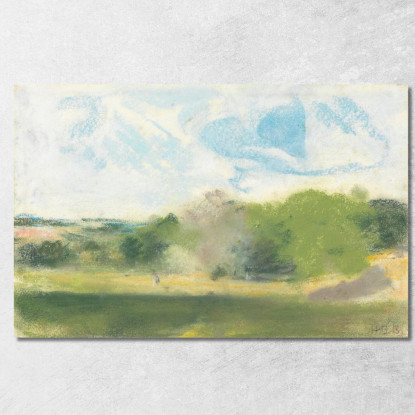 Vista A Oaklands Hercules Brabazon Brabazon hbb76 quadro stampato su tela