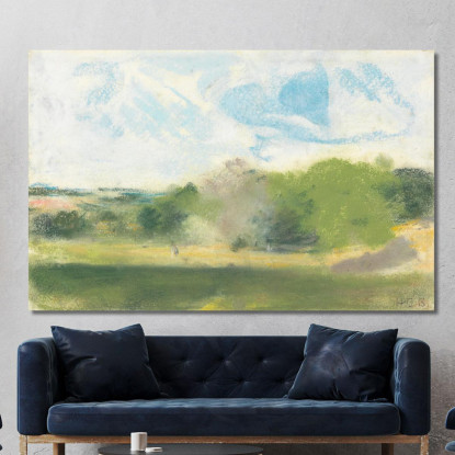 Vista A Oaklands Hercules Brabazon Brabazon hbb76 quadro stampato su tela