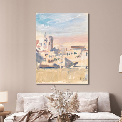 Vista Di Una Città Hercules Brabazon Brabazon hbb77 quadro stampato su tela