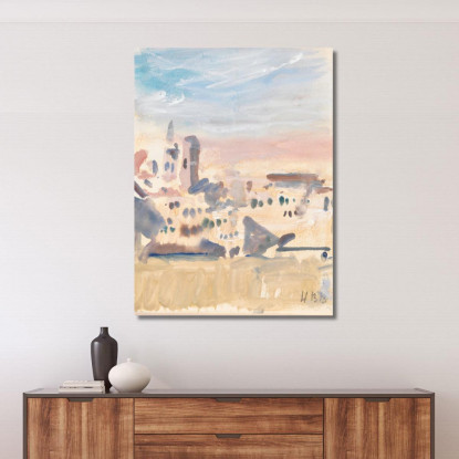 Vista Di Una Città Hercules Brabazon Brabazon hbb77 quadro stampato su tela