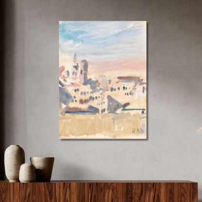 Vista Di Una Città Hercules Brabazon Brabazon hbb77 quadro stampato su tela