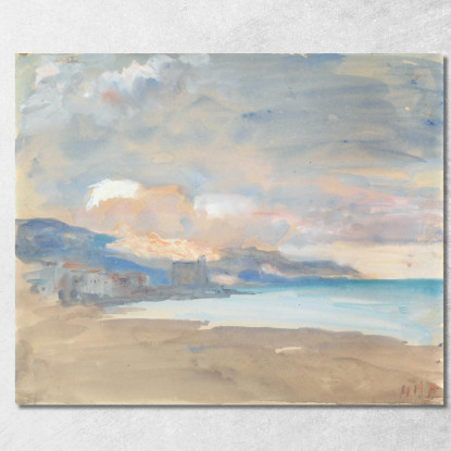 Vista Di Nizza Hercules Brabazon Brabazon hbb78 quadro stampato su tela