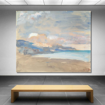 Vista Di Nizza Hercules Brabazon Brabazon hbb78 quadro stampato su tela