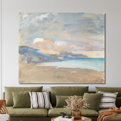 Vista Di Nizza Hercules Brabazon Brabazon hbb78 quadro stampato su tela