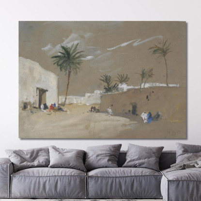 Villaggio Vicino A Luxor Hercules Brabazon Brabazon hbb79 quadro stampato su tela