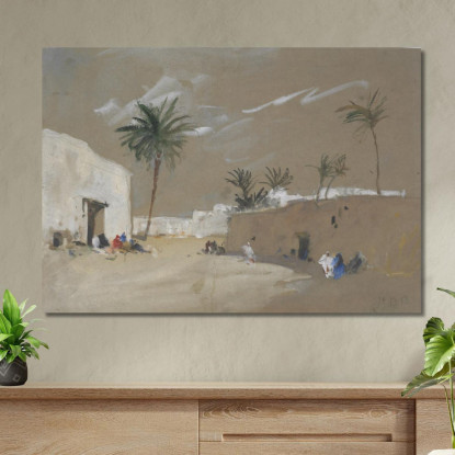 Villaggio Vicino A Luxor Hercules Brabazon Brabazon hbb79 quadro stampato su tela