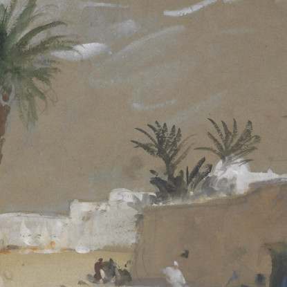 Villaggio Vicino A Luxor Hercules Brabazon Brabazon hbb79 quadro stampato su tela