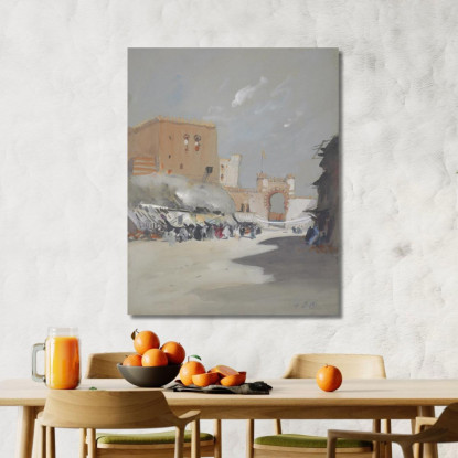 Villaggio Sul Mar Rosso Hercules Brabazon Brabazon hbb80 quadro stampato su tela