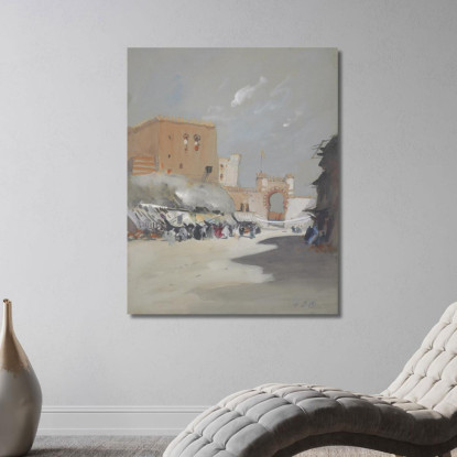 Villaggio Sul Mar Rosso Hercules Brabazon Brabazon hbb80 quadro stampato su tela